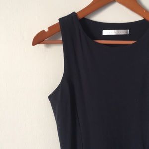 Susana Monaco Black Shift Dress with Pockets - M